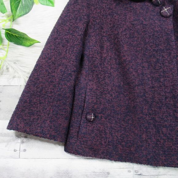 CHANEL Wool-Cashmere Tweed Mock Collar Dress & Double-Breasted Tweed Jacket Set - Picture 7 of 14